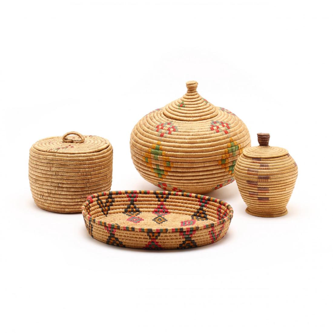 Four Native American Basketry Items (1 of 5)