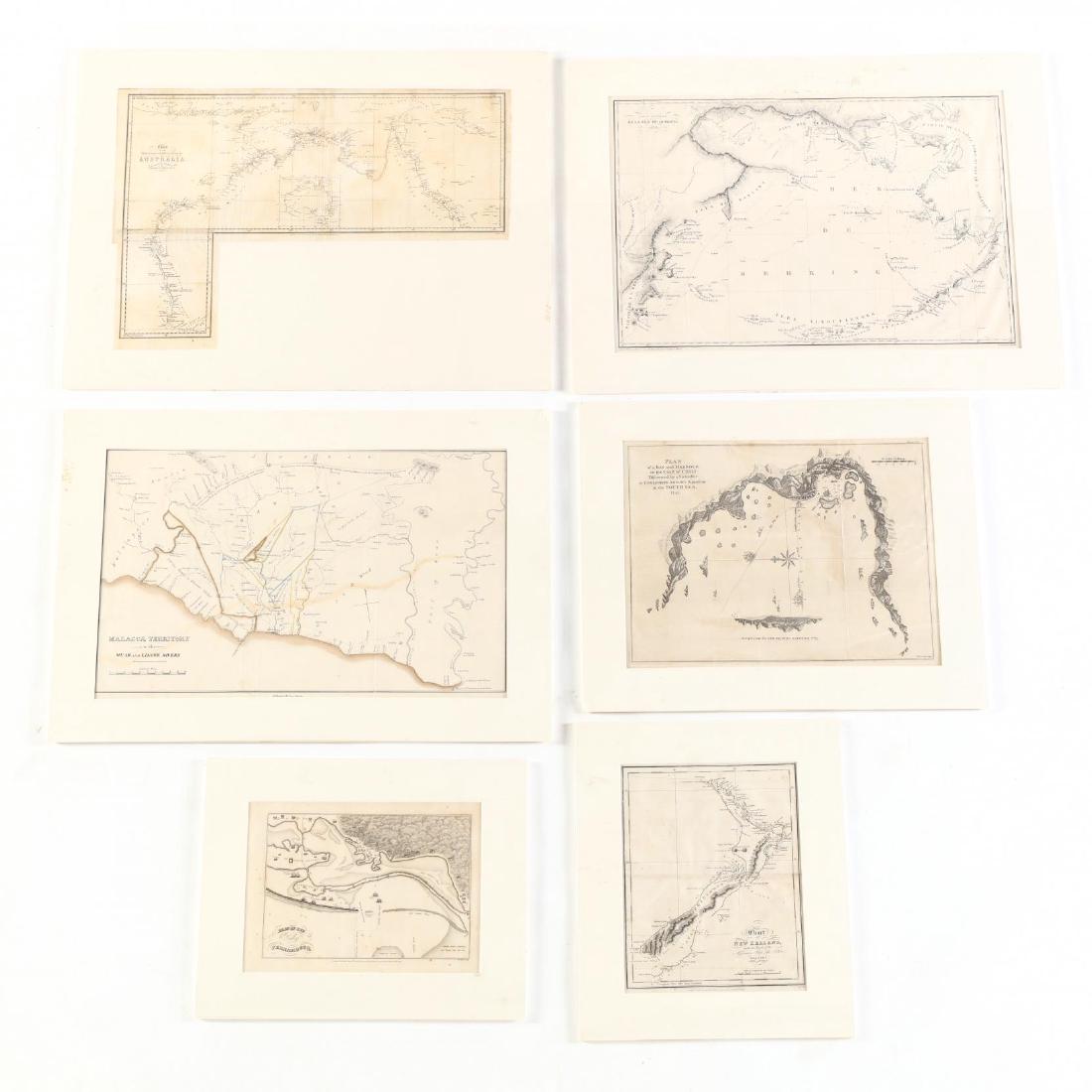 Six 18th and Early 19th Century Nautical Maps (1 of 5)