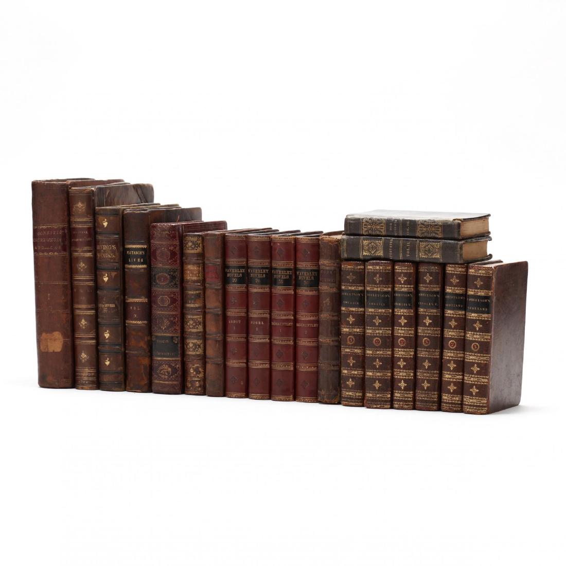 Twenty 19th Century Books Bound in Gilt Leather (1 of 7)