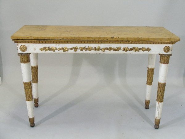 Italian Empire Style Marble Top Buffet, 19th c., - 5