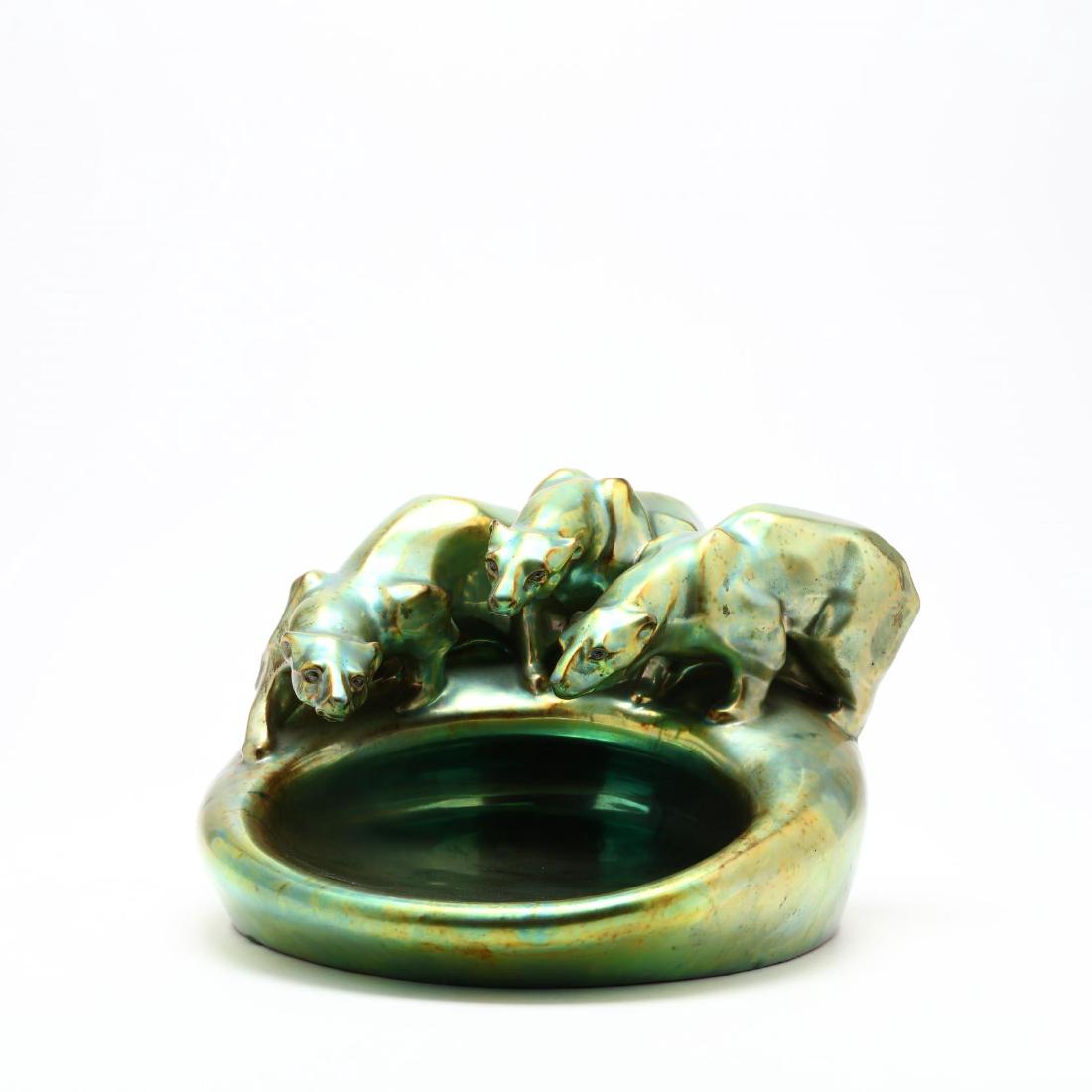 Zsolnay, Large Polar Bear Vessel (1 of 7)