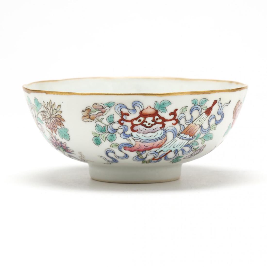 A Chinese Famille Rose Tea Bowl with Guangxu Mark (1 of 5)