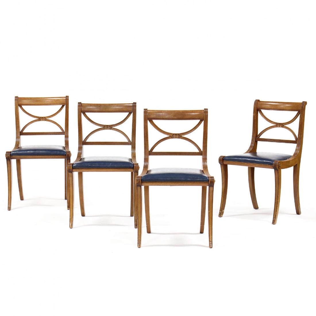Set of Four Regency Style Dining Chairs (1 of 5)