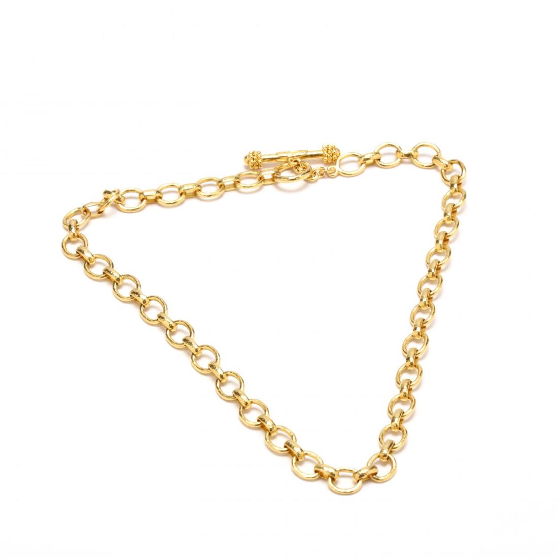 19KT Gold Necklace, Elizabeth Locke
