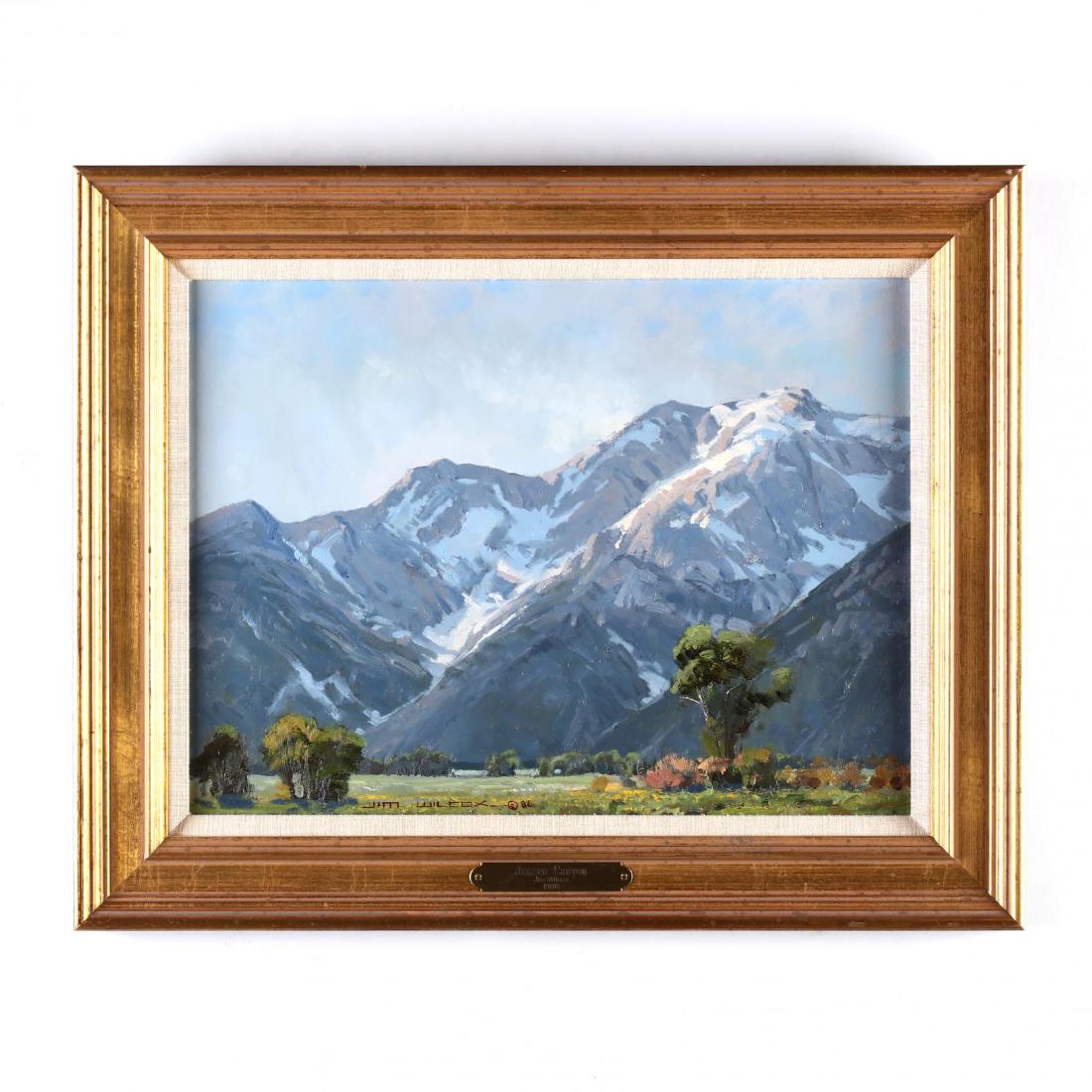 Jim Wilcox (WY, b. 1941),  Jensen Canyon (1 of 4)