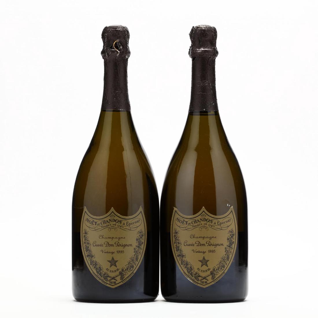 Moet et Chandon Champagne - Vintage 1995: Vintage 1995, Moet et Chandon, Dom Perignon, Brut (2 750 ml) Additional high-resolution photos are available at LelandLittle.com