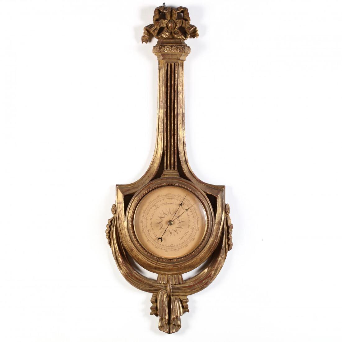 Palladio, Carved and Gilt Barometer (1 of 3)