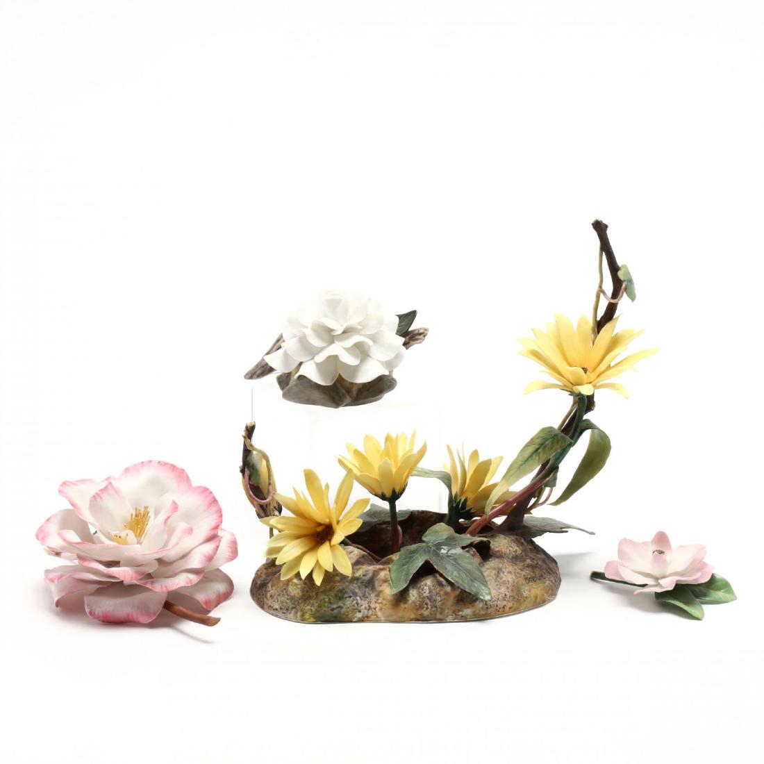 Boehm, Four Flower Sculptures (1 of 10)