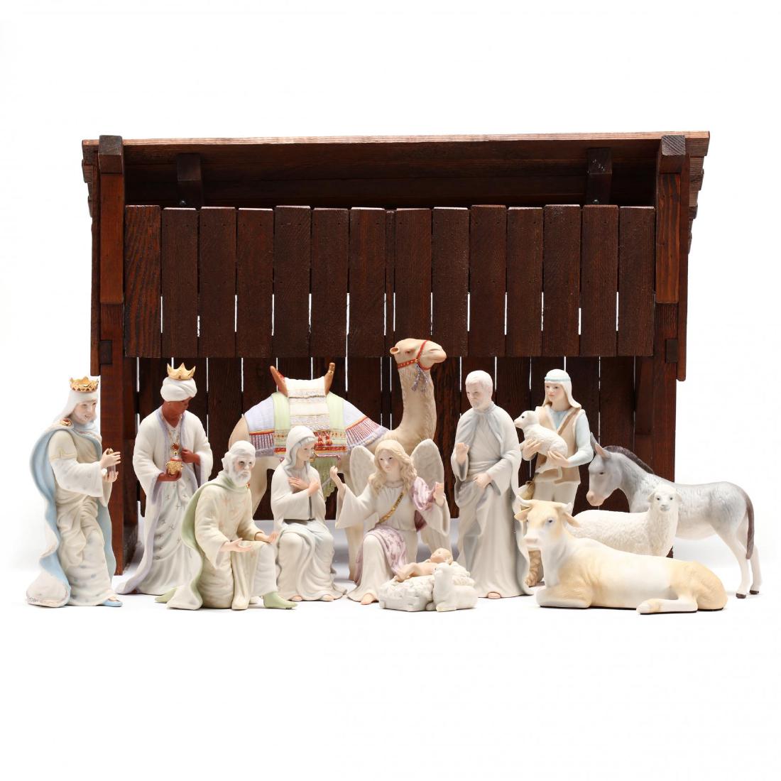Cybis Porcelain Nativity Set (1 of 10)