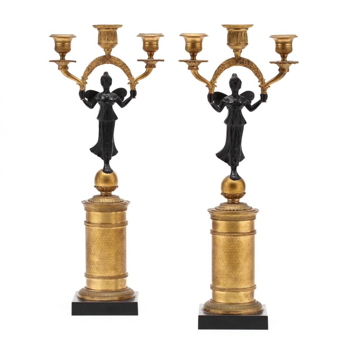 Pair of Neoclassical Style Figural Candelabra (1 of 5)