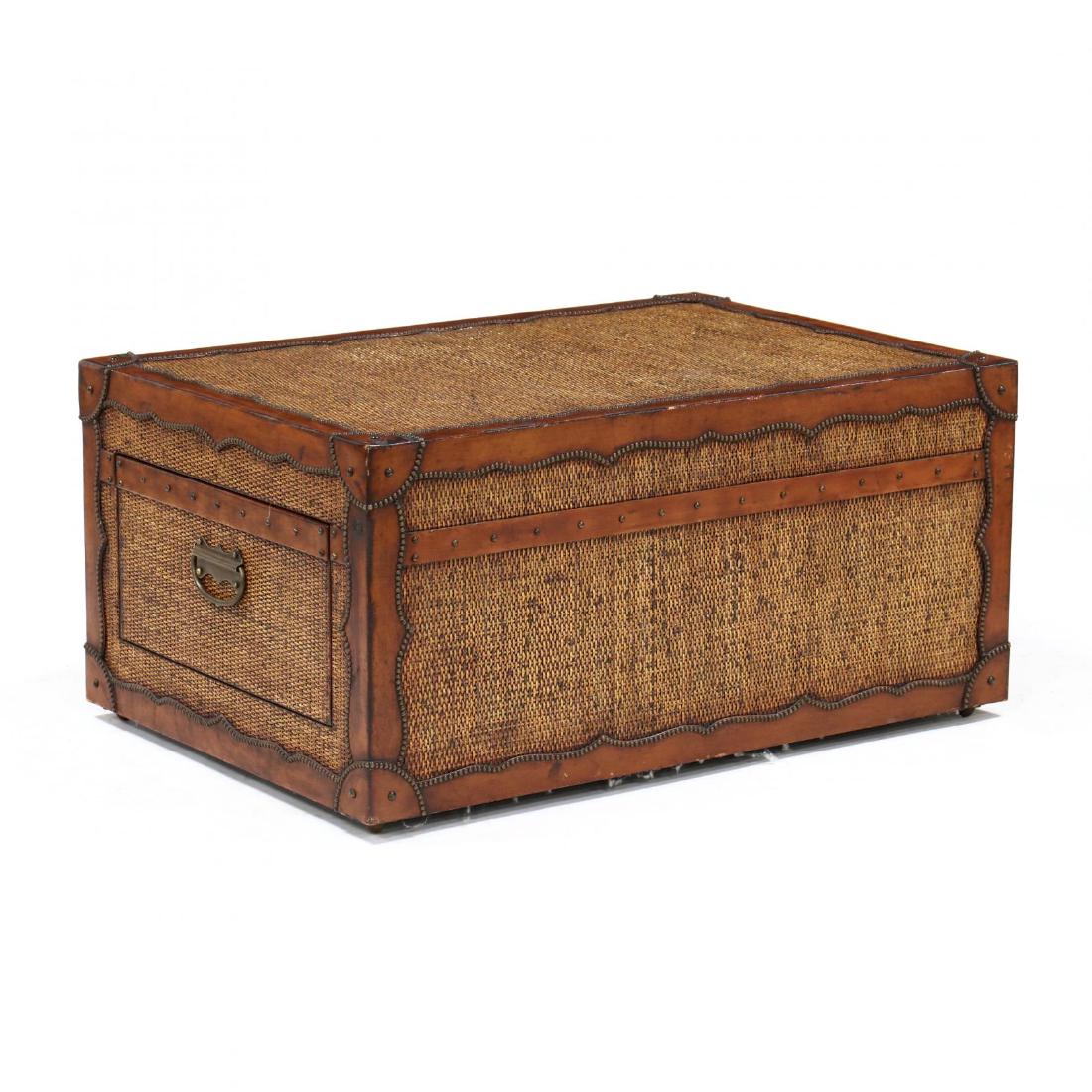 Contemporary Trunk Style Coffee Table (1 of 2)