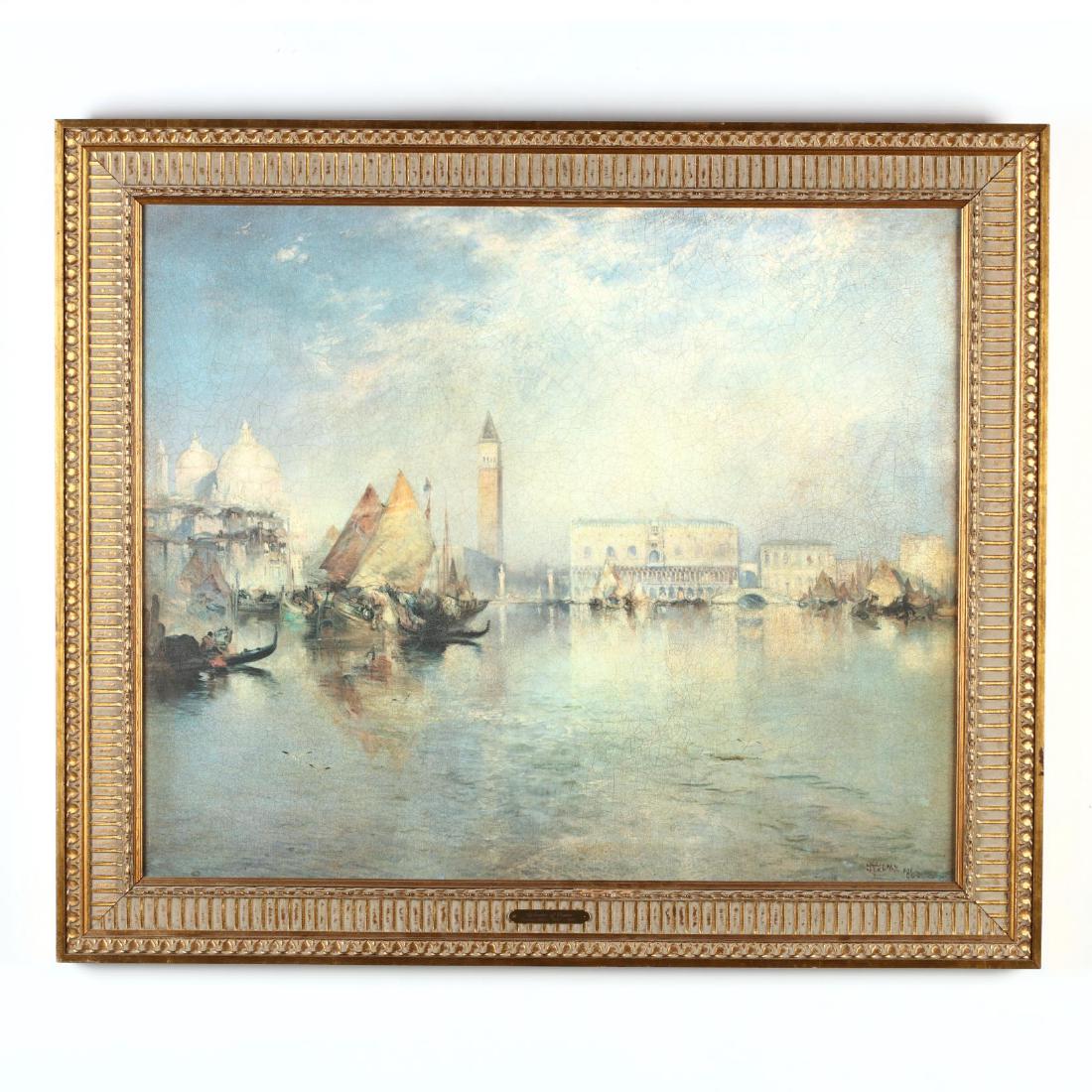 after Thomas Moran (PA/CA, 1837-1926), View of Venice (1 of 3)