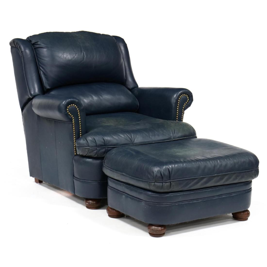 Bradington Young, Leather Upholstered Recliner and