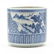 A Japanese Blue and White Porcelain Brush Pot