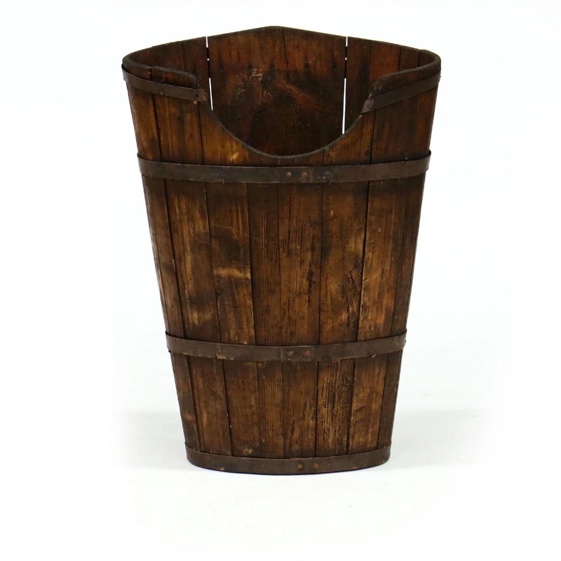 Antique French  Hotte  Grape Gathering Barrel (1 of 3)
