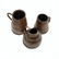 Three Antique Oak Handled Vessels - 3