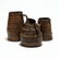 Three Antique Oak Handled Vessels - 4