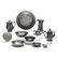 Collection of Pewter Serving Accessories - 2