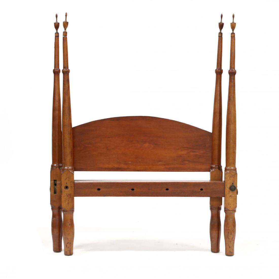 American Sheraton Twin Size Semi Tall Post Bed (1 of 3)