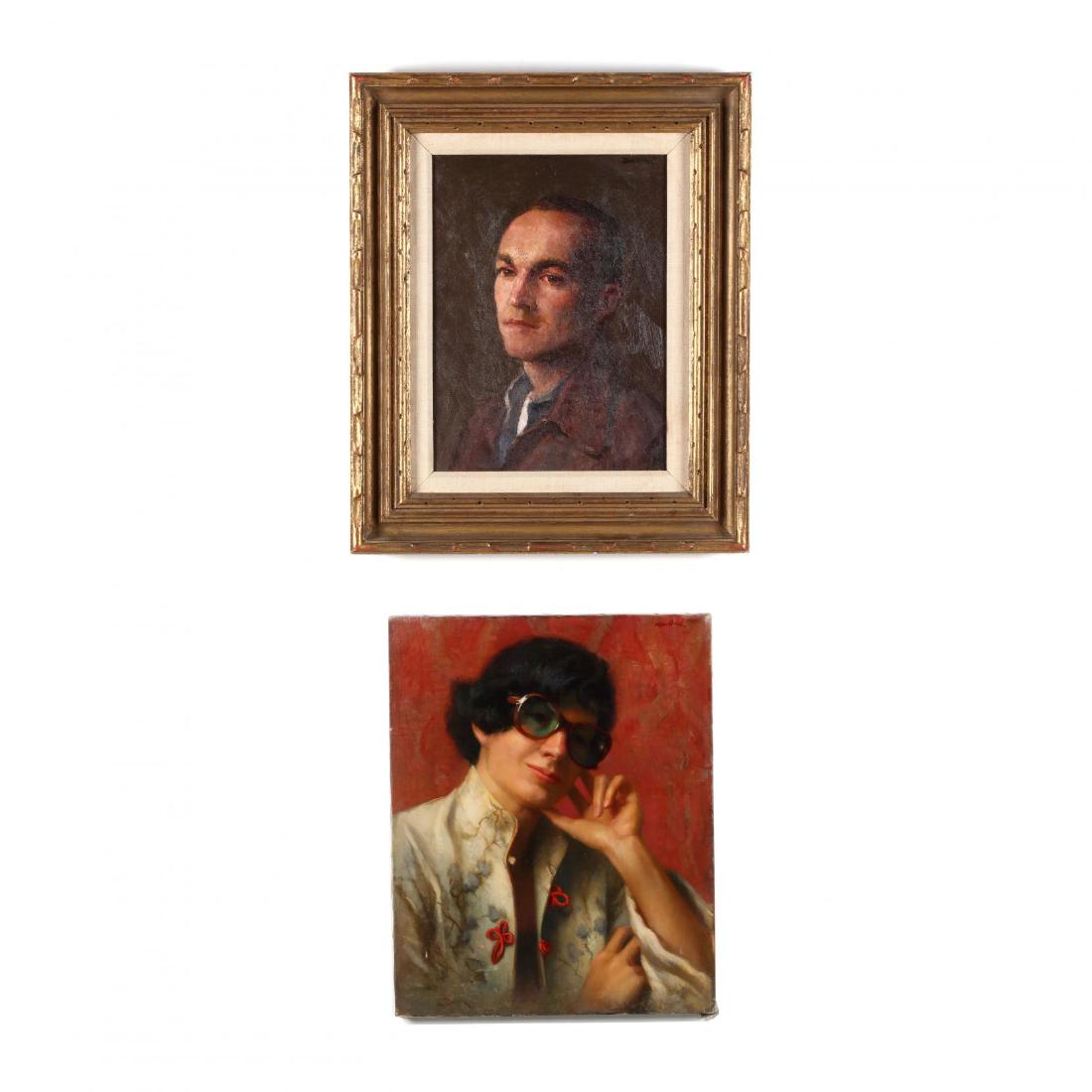 Two Portraits, Ray Goodbred and Robert Brackman (1 of 4)
