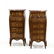 Pair of Louis XV Style Marble Top Lingerie Chests
