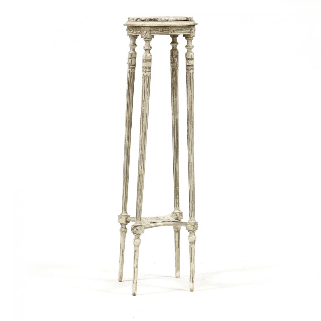 Louis XVI Style Marble Top Stand (1 of 3)