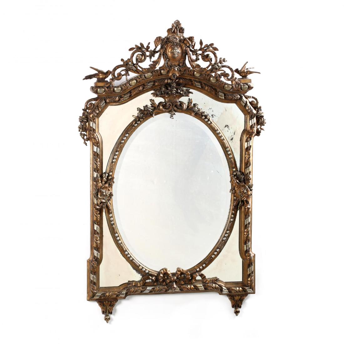 Louis XV Style Carved and Gilt Mirror (1 of 5)