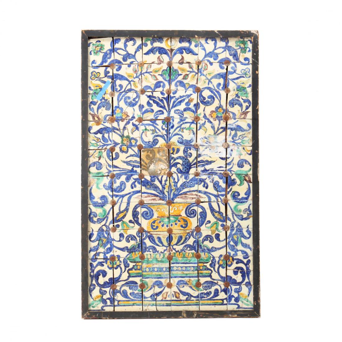Spanish Polychromed Tile Architectural Panel (1 of 7)