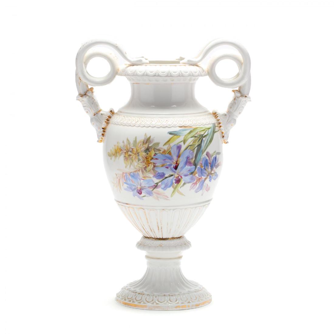 A Meissen Gilt Decorated Porcelain Vase (1 of 7)