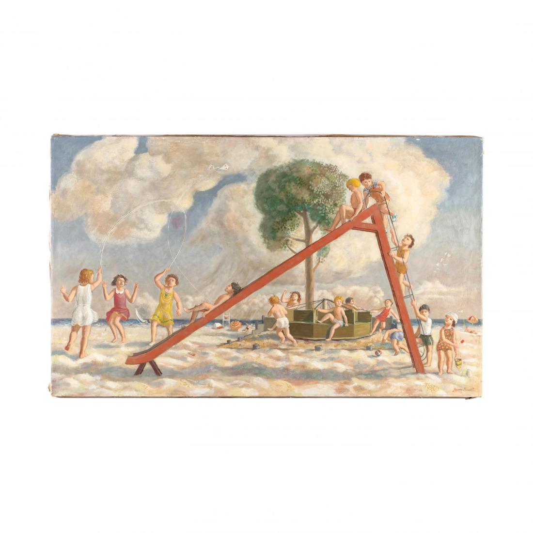 James Bonelli (PA, 1916-2000),  Beach Playground (1 of 6)