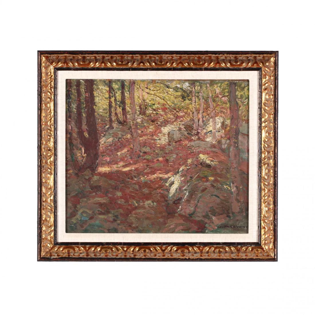 William Lester Stevens (MA, 1888-1969), Forest Interior (1 of 3)