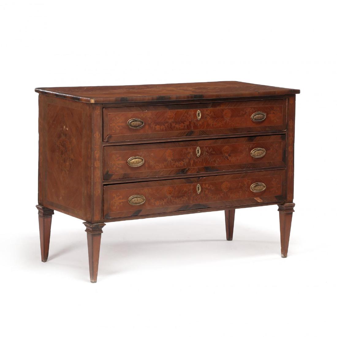 Italian Marquetry Inlaid Commode (1 of 6)