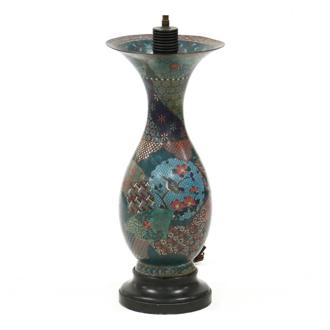 A Chinese Cloisonne Table Lamp (1 of 3)