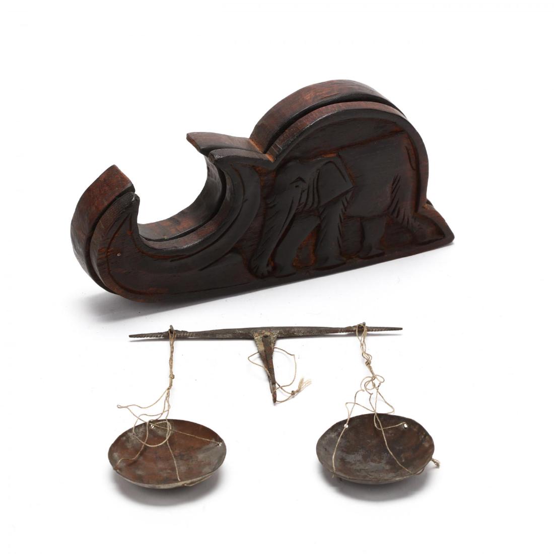 An Antique Chinese Opium Scale and Case (1 of 3)