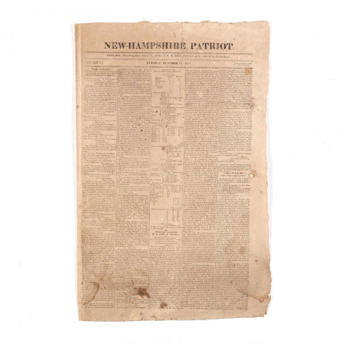 Early Publication of Francis Scott Key's "Defence of (1 of 2)