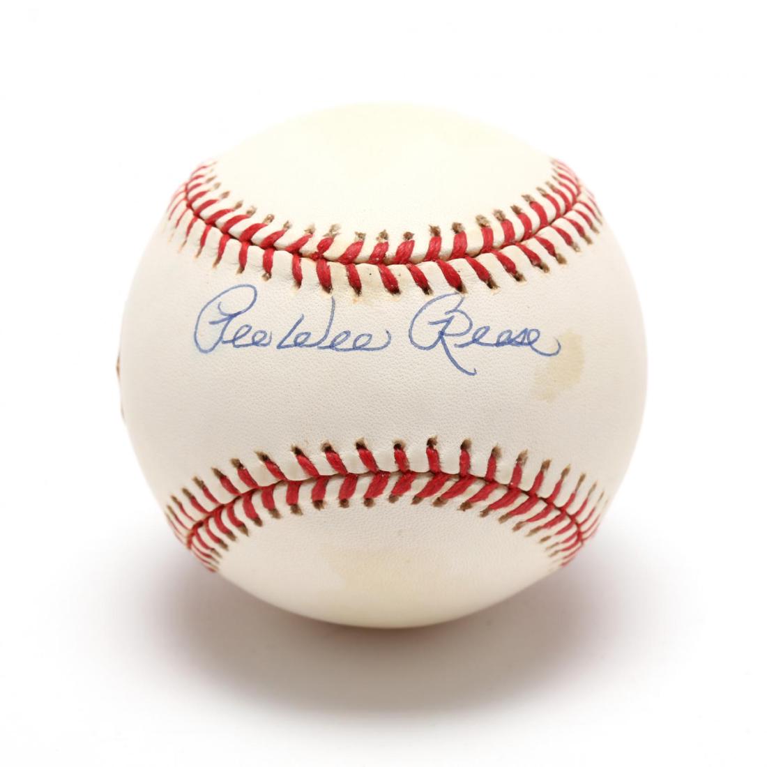 Pee Wee Reese Single Signed Baseball (PSA/DNA) (1 of 5)