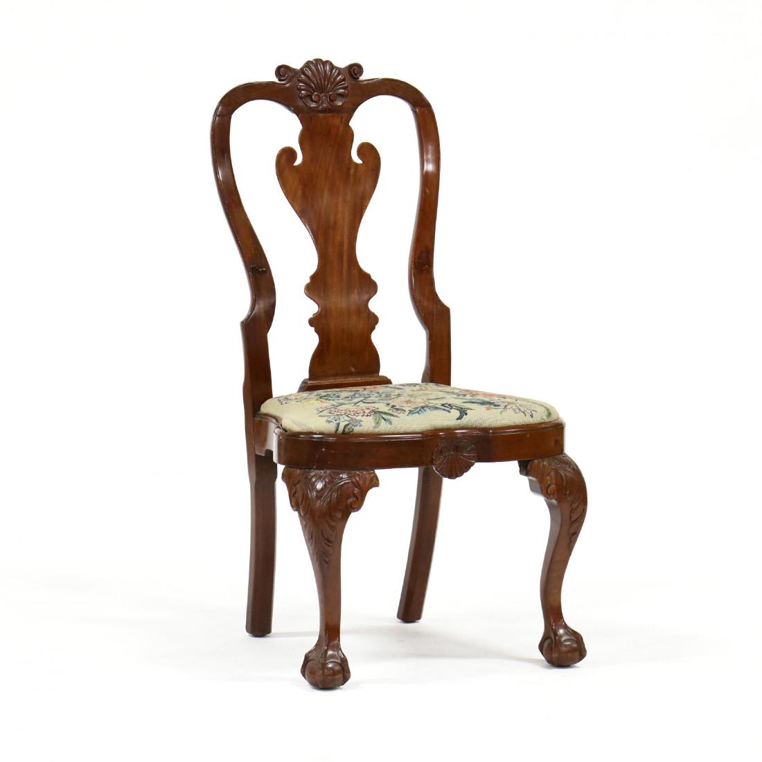 American Chippendale Centennial Carved Mahogany Chair (1 of 3)