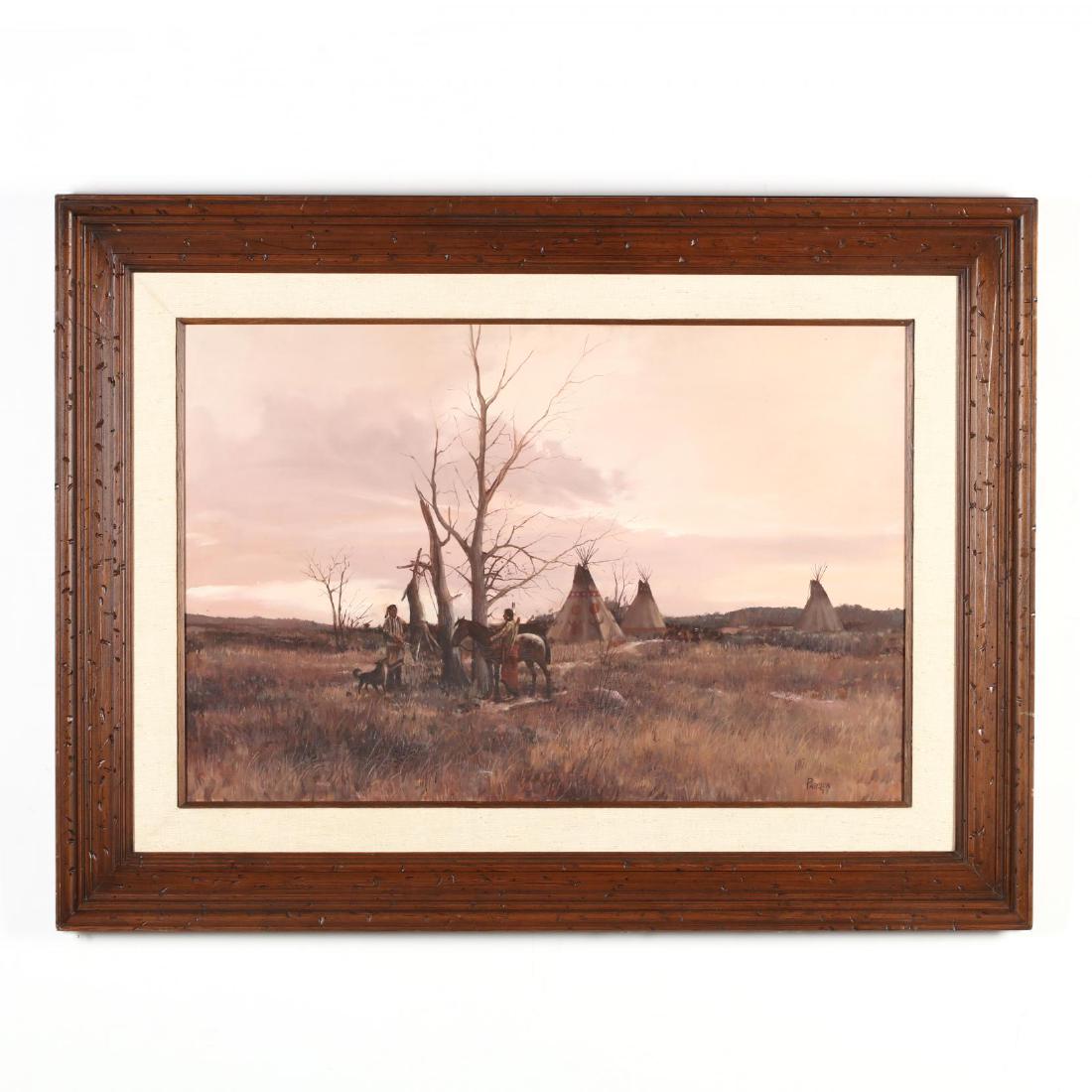 Del Parson (UT, b. 1948), Return to Camp (1 of 4)