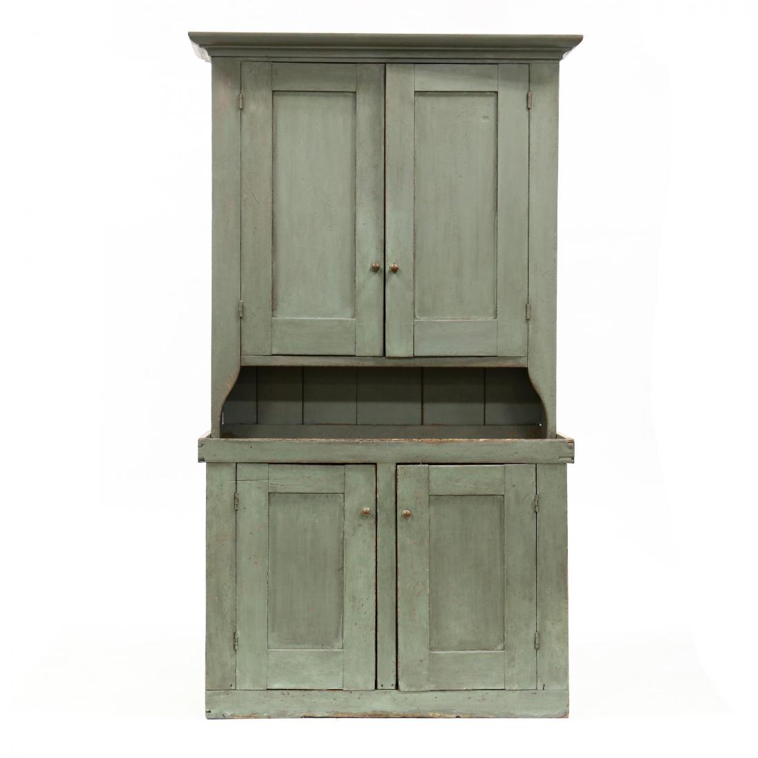 Southern Painted Stepback Flat Wall Cupboard (1 of 5)