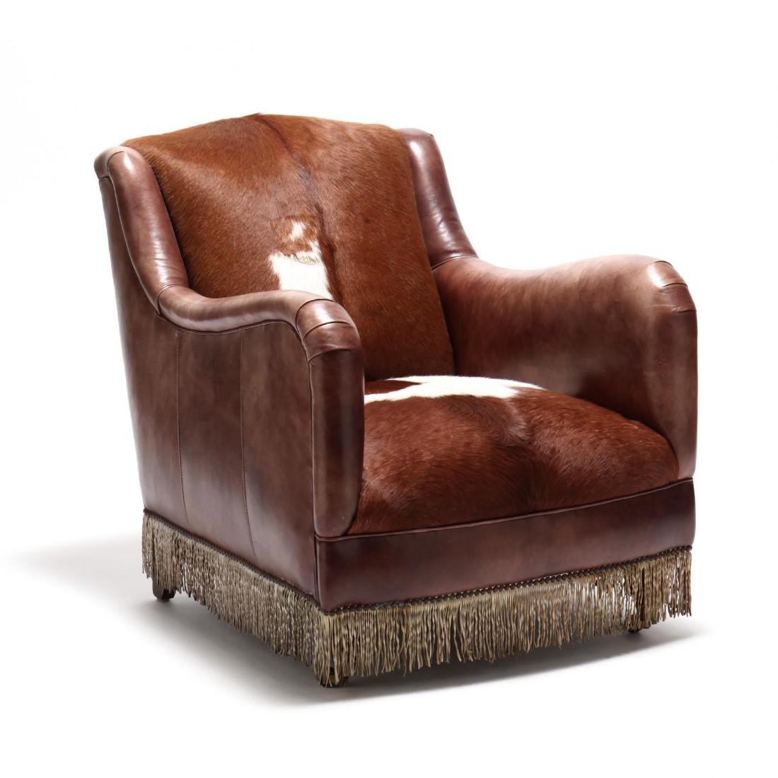 Southwestern Leather Club Chair (1 of 4)