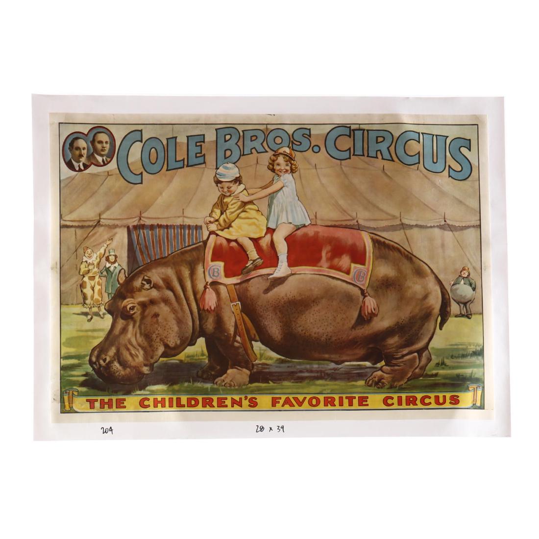 Cole Bros Circus, The Children's Favorite Circus, (1 of 2)