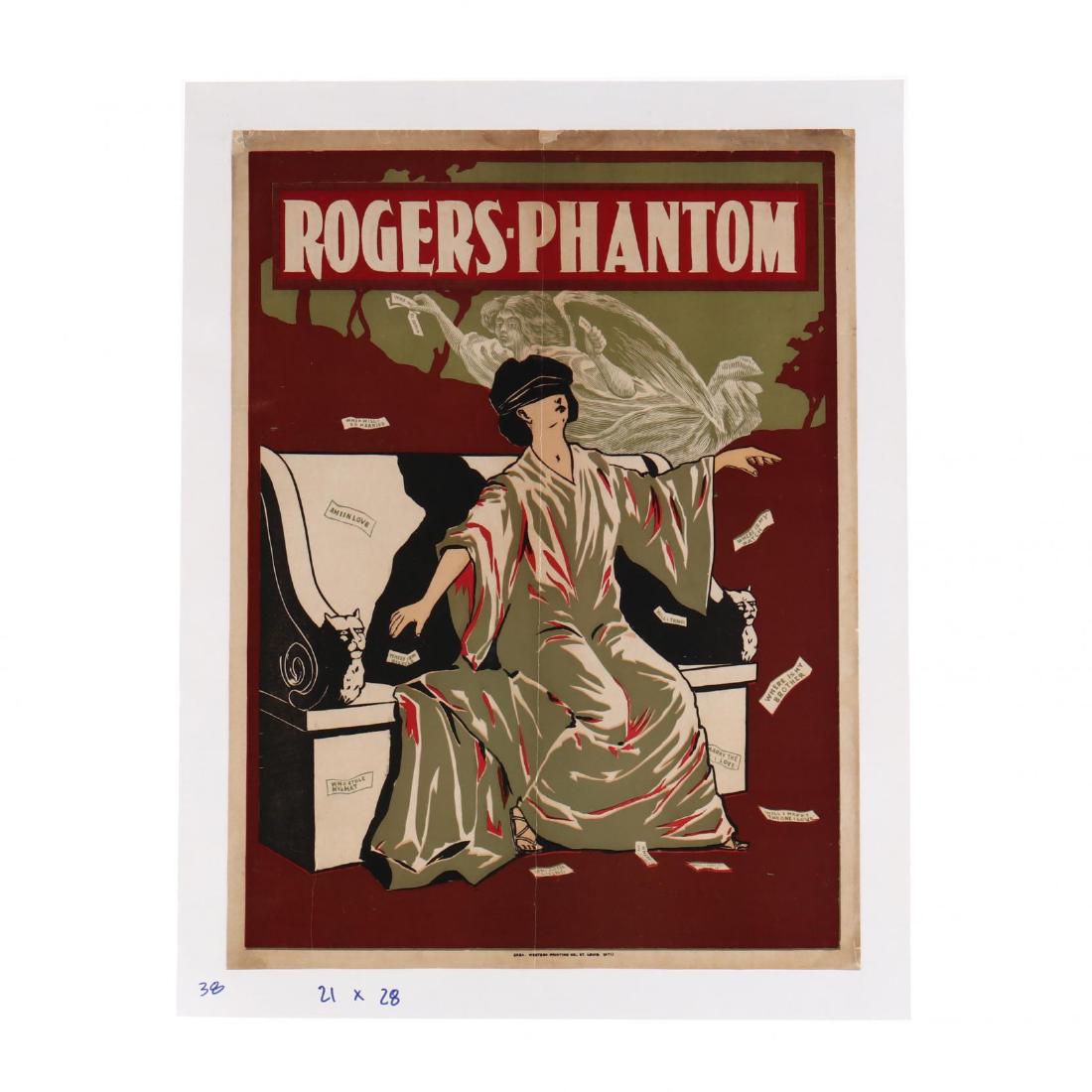 Rogers' Phantom , Vintage Theater Poster (1 of 3)
