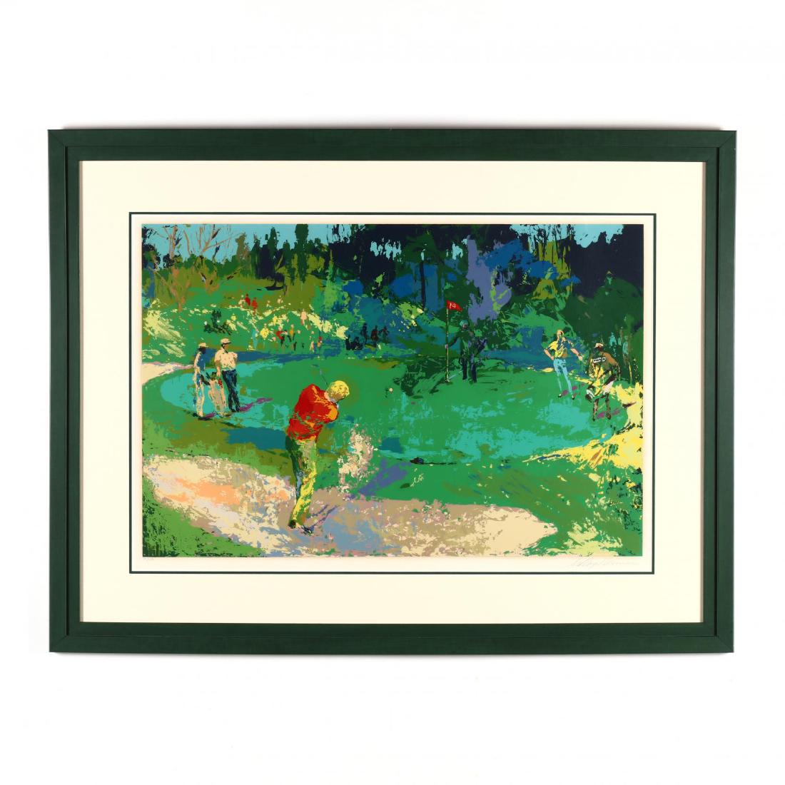 LeRoy Neiman (American, 1921-2012),  Golf Threesome (1 of 3)