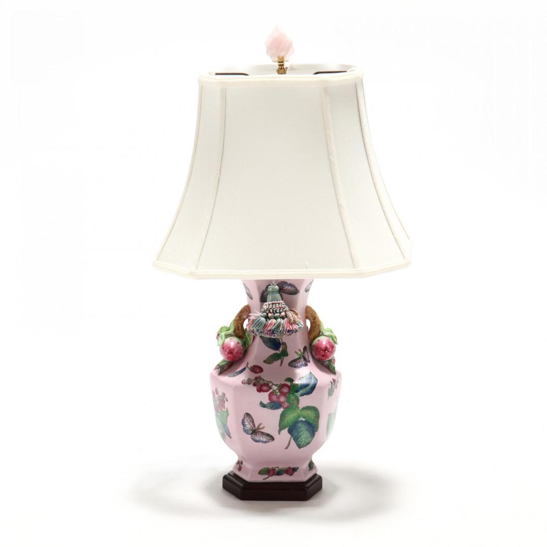 Chinese Export Style Porcelain Table Lamp (1 of 2)