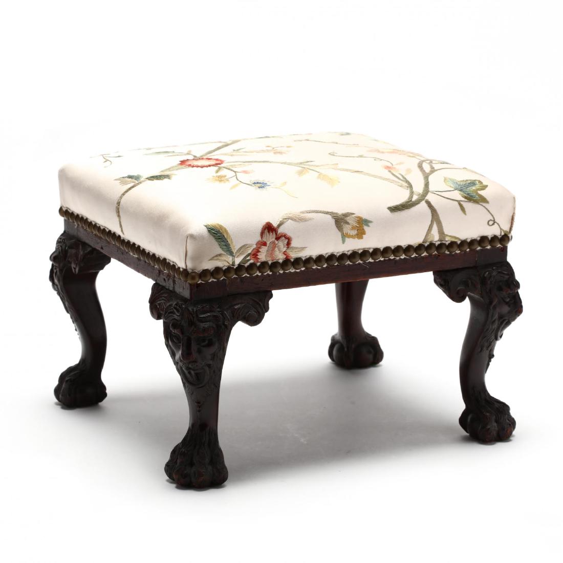 An Antique English Miniature Footstool (1 of 3)