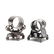 Two Late Victorian Silver Plate Napkin Rings