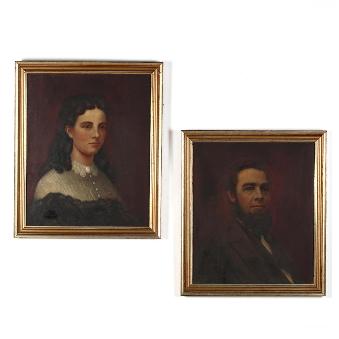 Pair of Portraits of Mrs. Martha Elizabeth Fleming (1 of 4)