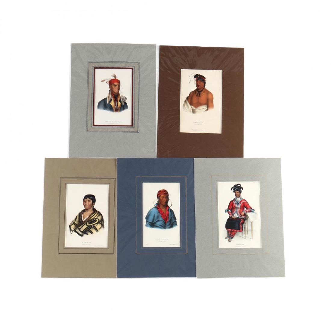 Five McKenney & Hall Lithographs, 19th Century (1 of 4)