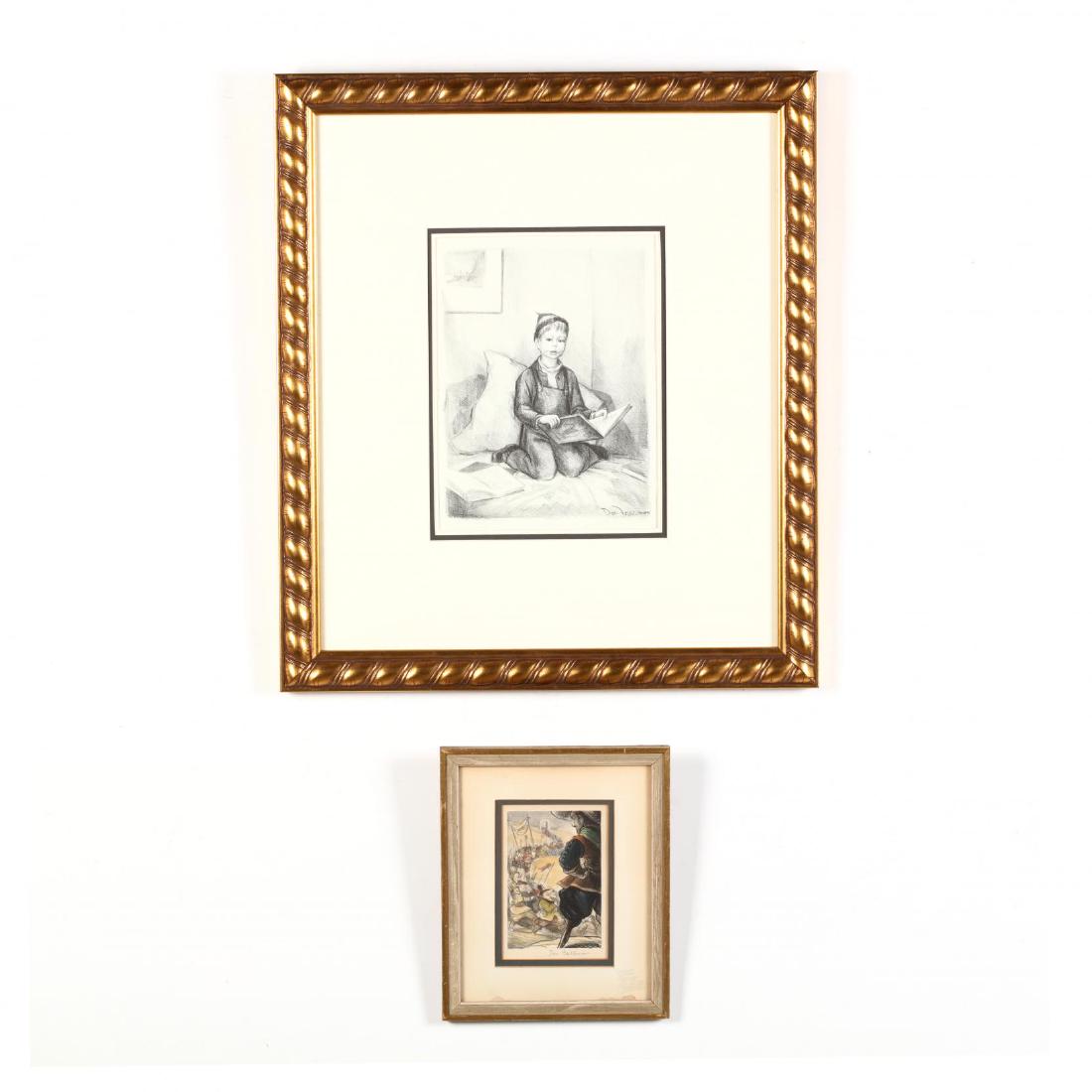 Don Freeman (American, 1908-1978), Two Lithographs (1 of 5)