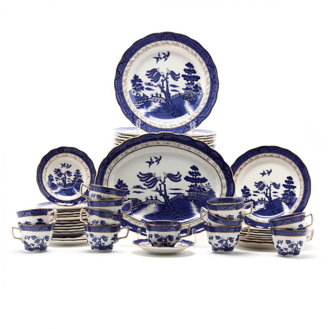 Royal Doulton, Set of "Real Old Willow" China (1 of 8)